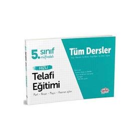Editör Yayınları 5. Sınıf Tüm Dersler Hızlı Telafi Eğitimi
