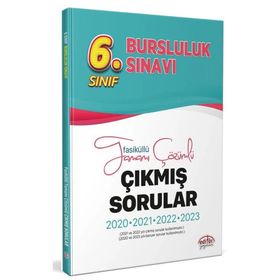 Editör Yayınları 6. Sınıf Bursluluk Çıkmış Sorular ve Çözümleri