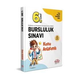 Editör Yayınları - 6. Sınıf Bursluluk Sınavı Konu Anlatımlı