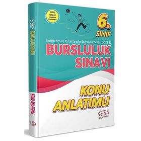 Editör Yayınları - 6. Sınıf Bursluluk Sınavı Konu Anlatımlı