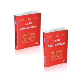 Editör Yayınları 6. Sınıf VIP Tüm Dersler Konu Anlatımlı ve Soru Bankası