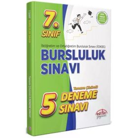 Editör Yayınları 7. Sınıf 1. Dönem Bursluluk Sınavı Tamamı Çözümlü 5 Deneme