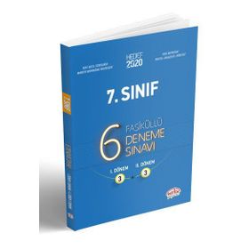 Editör Yayınları 7. Sınıf 6 Fasiküllü Deneme Sınavı