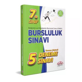 Editör Yayınları - 7. Sınıf Bursluluk Sınavı Çözümlü 5 Deneme Sınavı