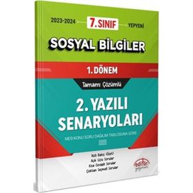 Editör Yayınları 7. Sınıf Sosyal Bilgiler 1. Dönem Ortak Sınavı 2. Yazılı Senaryoları Tamamı Çözümlü