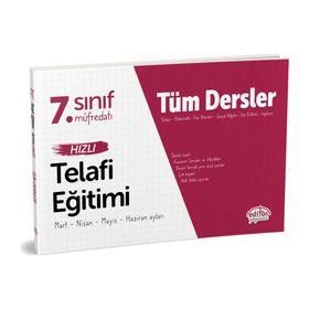 Editör Yayınları 7. Sınıf Tüm Dersler Hızlı Telafi Eğitimi