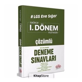 Editör Yayınları 8. Sınıf 1. Dönem Çözümlü Deneme Sınavı