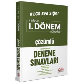 Editör Yayınları 8. Sınıf 1. Dönem Çözümlü Deneme Sınavı