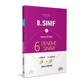 Editör Yayınları - 8. Sınıf 6 Deneme Sınavı