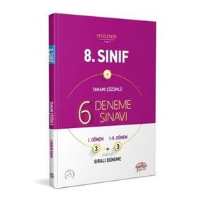 Editör Yayınları - 8. Sınıf 6 Deneme Sınavı