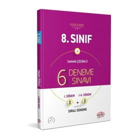 Editör Yayınları - 8. Sınıf 6 Deneme Sınavı