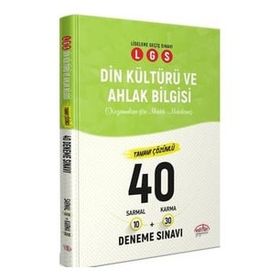 Editör Yayınları 8. Sınıf Lgs Din Kültürü Ve Ahlak Bilgisi Tamamı Çözümlü 40'lı Deneme - Dört Kalem Yayınları