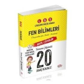 Editör Yayınları 8. Sınıf LGS Fen Bilimleri 20 Deneme Sınavı