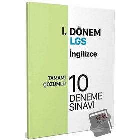 Editör Yayınları - 8. Sınıf LGS İngilizce 1. Dönem 10 Deneme