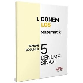 Editör Yayınları - 8. Sınıf LGS İngilizce 1. Dönem 10 Deneme