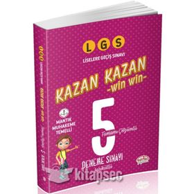 Editör Yayınları 8. Sınıf LGS Kazan Kazan 5 Fasiküllü Deneme Sınavı