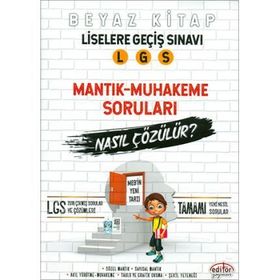Editör Yayınları 8. Sınıf LGS Mantık Muhakeme Soruları Nasıl Çözülür