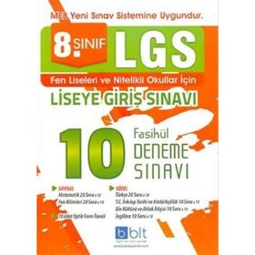 Editör Yayınları 8. Sınıf LGS Realist 10 Fasiküllü Deneme Sınavı
