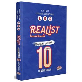 Editör Yayınları 8. Sınıf LGS Realist Tamamı Çözümlü 10 Deneme Sınavı