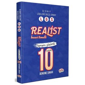 Editör Yayınları 8. Sınıf LGS Realist Tamamı Çözümlü 10 Deneme Sınavı