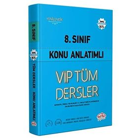 Editör Yayınları 8. Sınıf VIP Tüm Dersler Konu Anlatımlı Mavi Kitap