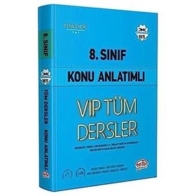 Editör Yayınları 8. Sınıf VIP Tüm Dersler Konu Anlatımlı Mavi Kitap