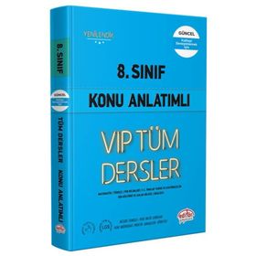 Editör Yayınları 8. Sınıf VIP Tüm Dersler Konu Anlatımlı Mavi Kitap