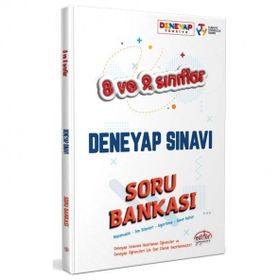 Editör Yayınları - 8. ve 9. Sınıf Deneyap Soru Bankası