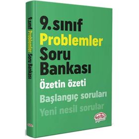 Editör Yayınları - 9. Sınıf Matematik Problemler Soru Bankası