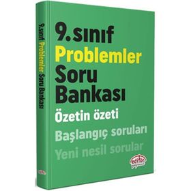 Editör Yayınları - 9. Sınıf Matematik Problemler Soru Bankası