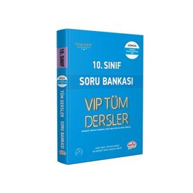 Editör Yayınları Editör 10. Sınıf VIP Mavi Kitap Tüm Dersler Soru Bankası