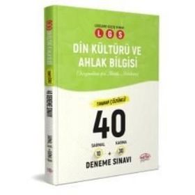 Editör Yayınları LGS Din Kültürü Ve Ahlak Bilgisi (10 Sarmal + 30 Karma) 40 Deneme Sınavı