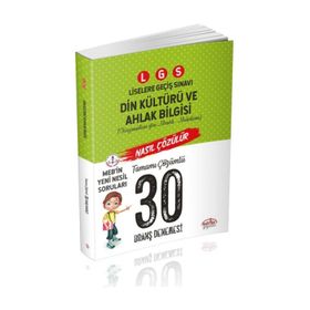 Editör Yayınları LGS Din Kültürü Ve Ahlak Bilgisi (10 Sarmal + 30 Karma) 40 Deneme Sınavı