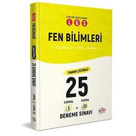 Editör Yayınları LGS Fen Bilimleri 5 Sarmal - 20 Karma 25 Deneme Sınavı