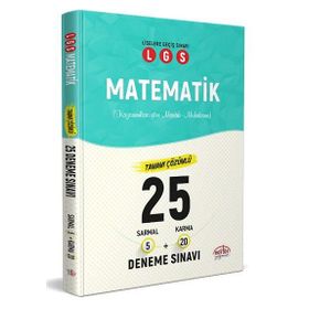 Editör Yayınları LGS Matematik 25 Deneme Sınavı