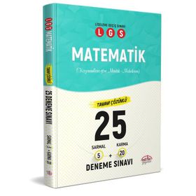 Editör Yayınları LGS Matematik 25 Deneme Sınavı