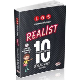 Editör Yayınları LGS Realist Tamamı Çözümlü 10 Deneme Sınavı