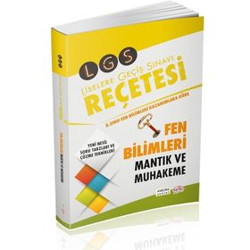 Editör Yayınları LGS Reçetesi Fen Bilimleri Mantık Muhakeme