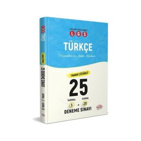 Editör Yayınları LGS Türkçe 5 Sarmal + 20 Karma 25 Deneme Sınavı