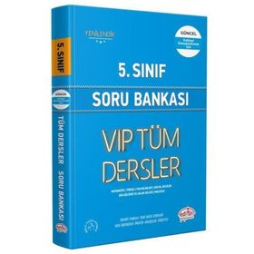 Editör Yayınları Mavi Kitap 5. Sınıf Tüm Dersler Soru Bankası