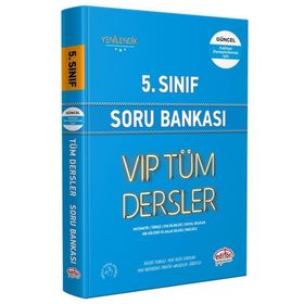 Editör Yayınları Mavi Kitap 5. Sınıf Tüm Dersler Soru Bankası
