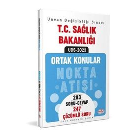Editör Yayınları T.C. Sağlık Bakanlığı Unvan Değişikliği Sınavı Ortak Konular Nokta Atışı Soru Cevap Soru Bankası