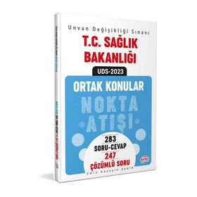 Editör Yayınları T.C. Sağlık Bakanlığı Unvan Değişikliği Sınavı Ortak Konular Nokta Atışı Soru Cevap Soru Bankası
