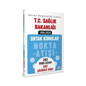 Editör Yayınları T.C. Sağlık Bakanlığı Unvan Değişikliği Sınavı Ortak Konular Nokta Atışı Soru Cevap Soru Bankası