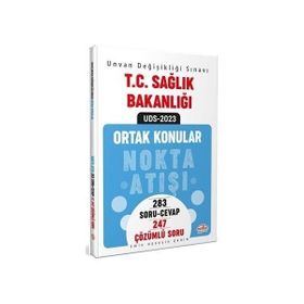 Editör Yayınları T.C. Sağlık Bakanlığı Unvan Değişikliği Sınavı Ortak Konular Nokta Atışı Soru Cevap Soru Bankası