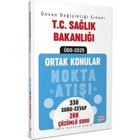 Editör Yayınları T.C. Sağlık Bakanlığı Unvan Değişikliği Sınavı Ortak Konular Nokta Atışı Soru Cevap Soru Bankası