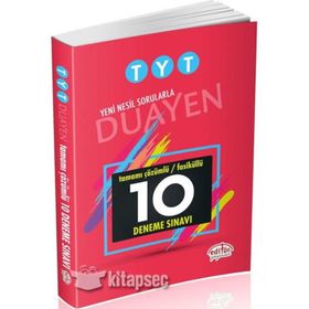 Editör Yayınları TYT Duayen Çözümlü 10 Fasikül Deneme