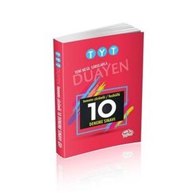 Editör Yayınları TYT Duayen Çözümlü 10 Fasikül Deneme