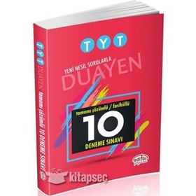 Editör Yayınları TYT Duayen Çözümlü 10 Fasikül Deneme