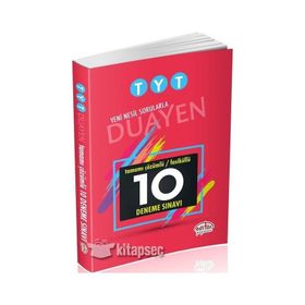 Editör Yayınları TYT Duayen Çözümlü 10 Fasikül Deneme